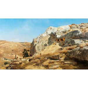 Rock Tombs Outside Jerusalem, 1884