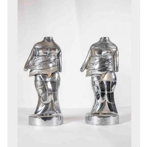 Pair of Mini-Caryatids