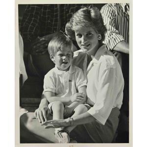 Lady Diana and Prince Harry 
