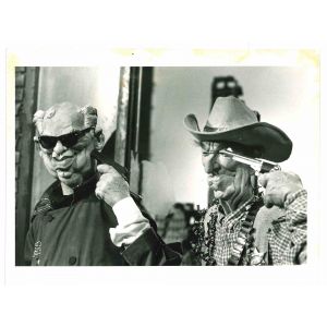 Puppetry Reagan - Gorbacev - Vintage Photograph