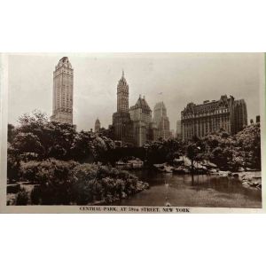 Vintage View of Central Park - New York