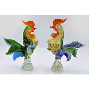 Pair of Roosters