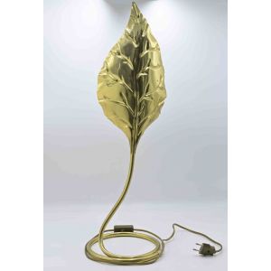 Vintage Brass Lamp Leaf