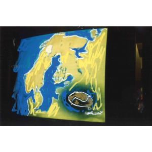 Mario Schifano - The Map - Original Photograph 