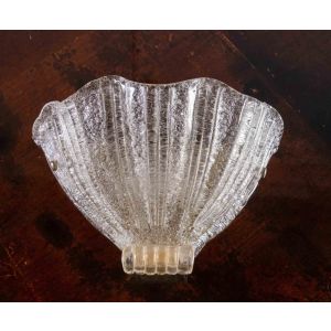 Applique in Transparent Murano Glass