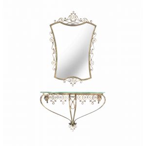 Vintage Wall Mirror and Consolle