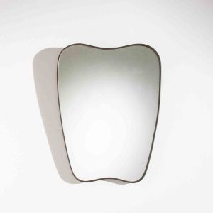  Vintage Brass Wall Mirror