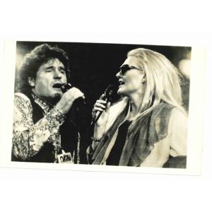 Anna Oxa and Fausto Leali - Vintage Photo   