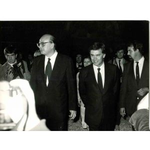 Meeting between Bettino Craxi and Felipe Gonzalez 