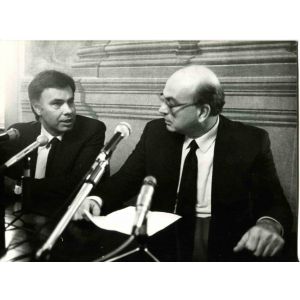 Meeting between Bettino Craxi and Felipe Gonzalez
