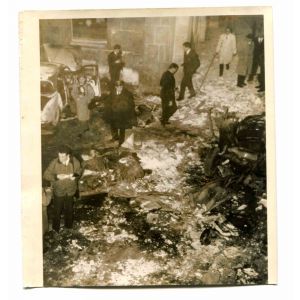 War in Algeria - Explosion -  Historical Photo 