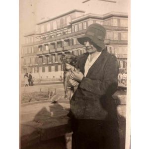 The Old Days  Photo - Woman with Dog