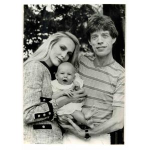 Mick Jagger and Jerry Hall