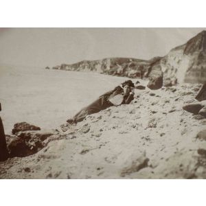 The Old Days  Photo - Woman at the Beach