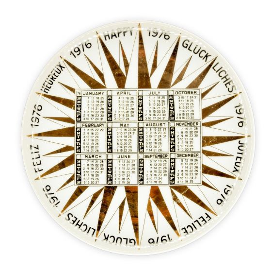 Felice 1976 - Calendario by Piero Fornasetti - Design and Decorative Object