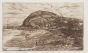 "Landscape" is an original drawing in etching, realized by Edwin Edwards.