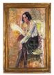 Portrait of Woman While Reading