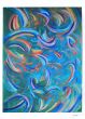 Abstract Flowers by Martine Goeyens - Contemporary Artwork