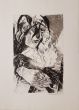 La rete, Etching, 1967, Modern art, Artwork, hand-signed,