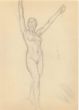 Standing Figure with Arms Upward