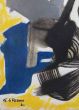 Blue and Yellow Abstract Composition