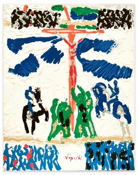 Study for a Crucifixion by Antonio Vangelli - Contemporary Artwork