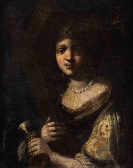 Noblewoman Embracing the Faith - SOLD