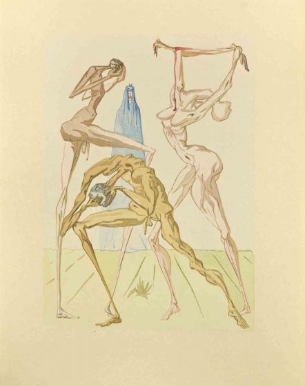 Salvador Dali - The Inhabitants of Prato - Old Masters 