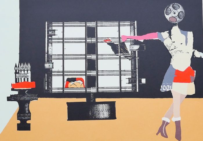 Pointing by Franco Gentilini - Contemporary Artwork
