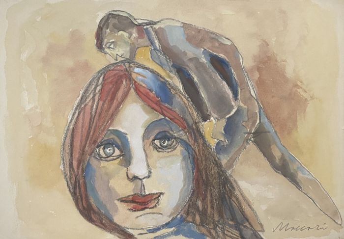 Mino Maccari - The Kiss - Contemporary Art 