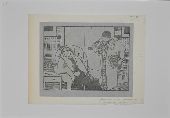 The Old Woman by Hermann-Paul - Modern Artwork