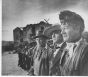John Wayne on the set of "The Alamo"