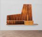 Vintage Suspended Wooden Consolle