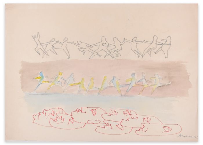Parade by Mino Maccari - Modern Artwork