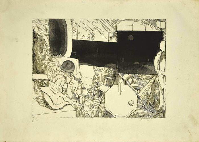 "Composition" by Anonymous - Modern Artwork