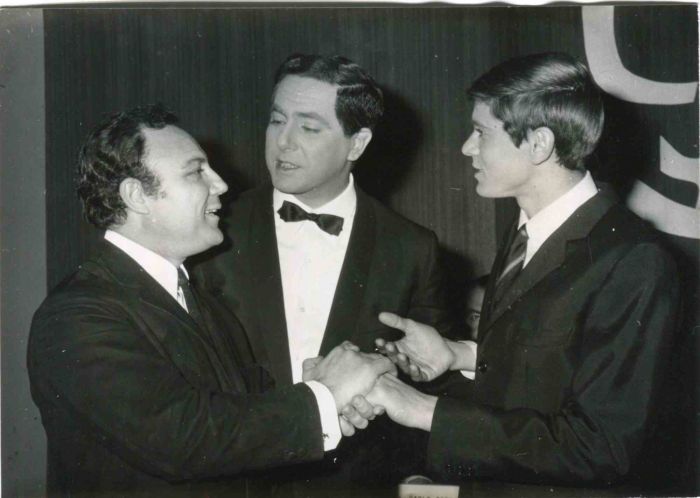 Gianni Morandi, Corrado and  Claudio Villa - Vintage Photo