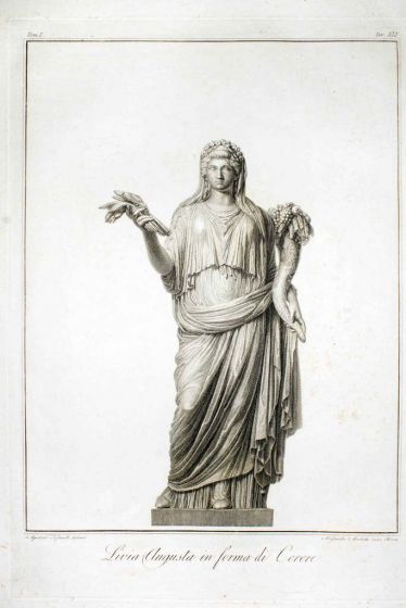 A. Tofanelli, A. Mochetti, Livia Augusta in forma di Cerere, Rome, 1794.