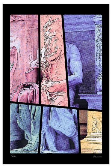 After Michelangelo by Dadodu - Contemporary Art Print