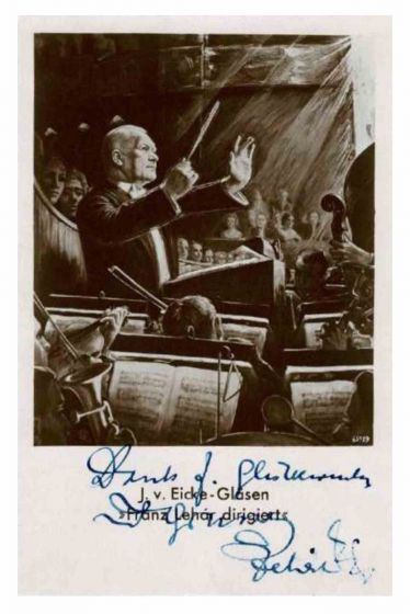 Autograph Dedication by Franz Léhar