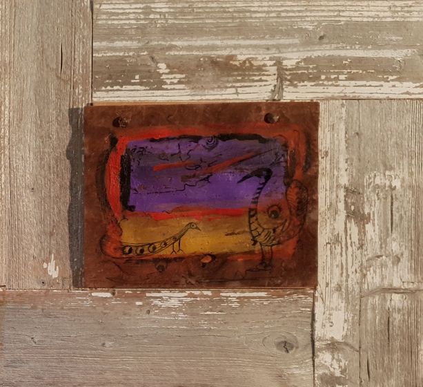 Fantasy on bark by Laura D'Andrea - Contemporary Artwork