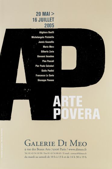 Arte Povera - Galerie Di Meo  - Contemporary Artwork