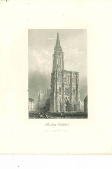 Ancient View of Strasburg Cathedral