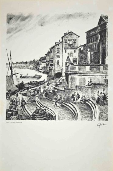 View of the Port of Ripetta