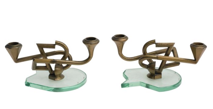 Couple of candleholders by Anonymous - Decorative object