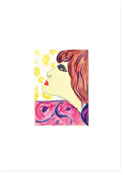 Woman In Brown by Pompeo Borra - Contemporary artwork