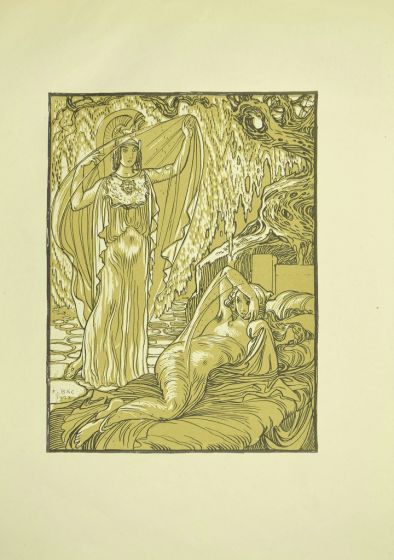 The Awakening by Ferdinand Bac - Modern Artwork