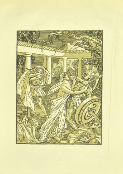 Troy by Ferdinand Bac - Modern Artwork 