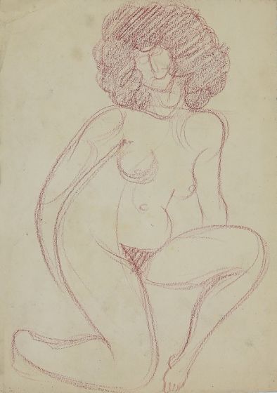 Naked woman by André Meaux-Saint-Marc