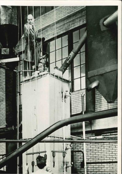 Theory and Practice are Combined at an American Research Institute- American Vintage Photograph
