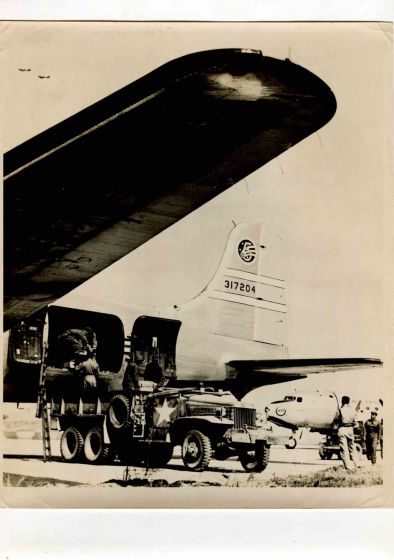 Flying the Freight to Korea - Original Photographs